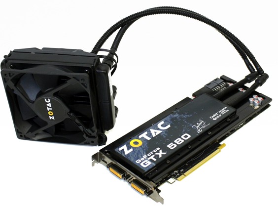 zotac geforce gtx 580 infinity edition with coolit