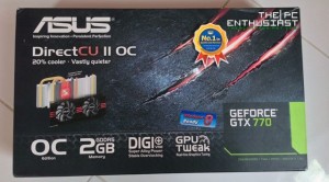 Asus GeForce GTX 770 DirectCU II Box Front