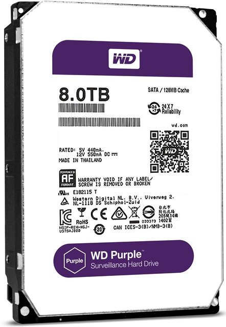 WD Purple 8TB HDD