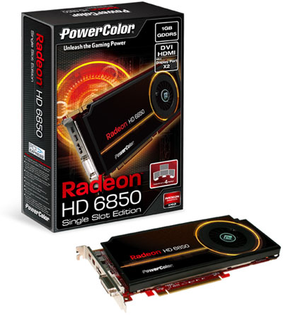 The First HD 6850 Single Slot Graphics Card from PowerColor