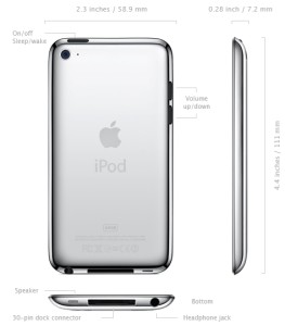 apple ipod touch 4g specs