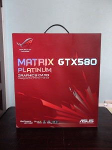 asus matrix gtx 580 platinum box