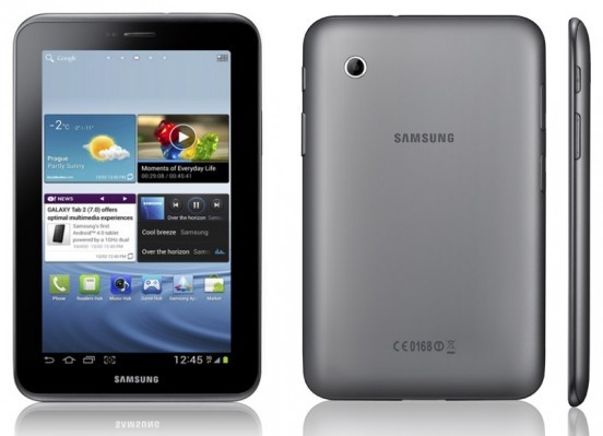 Samsung Galaxy Tab 2 features Android v4.0 Ice Cream Sandwich