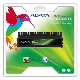 ADATA XPG Gaming v2.0 Series DDR3 2400G now available