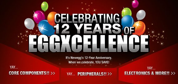 Newegg Anniversary Sale 2013 Promo Codes and Big Discounts