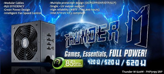 Cooler Master Thunder M 620W: An Affordable Modular PSU