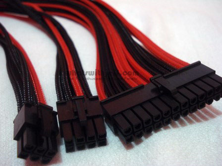 sleeved power cables