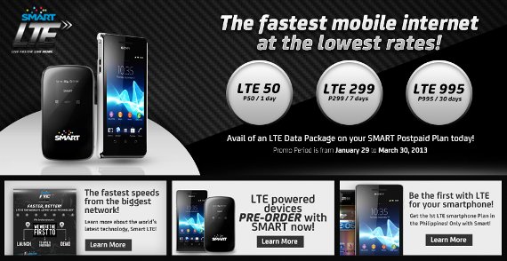 Smart LTE Plans and Packages Pricing Revealed