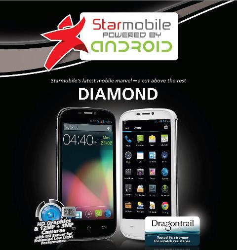 Starmobile Diamond Released: Looks Similar to Cherry Mobile Omega HD
