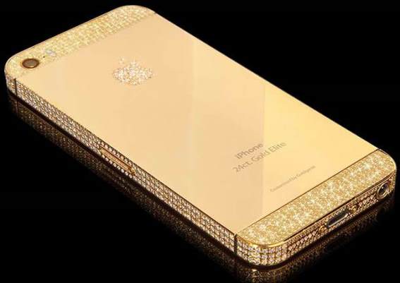 24K Gold iPhone 5s Now Available, Also in Platinum and Swarovski Style Elite Bezel
