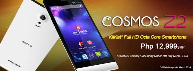 Cherry Mobile Cosmos Z2 Specs, Price, Availability and Benchmark Scores