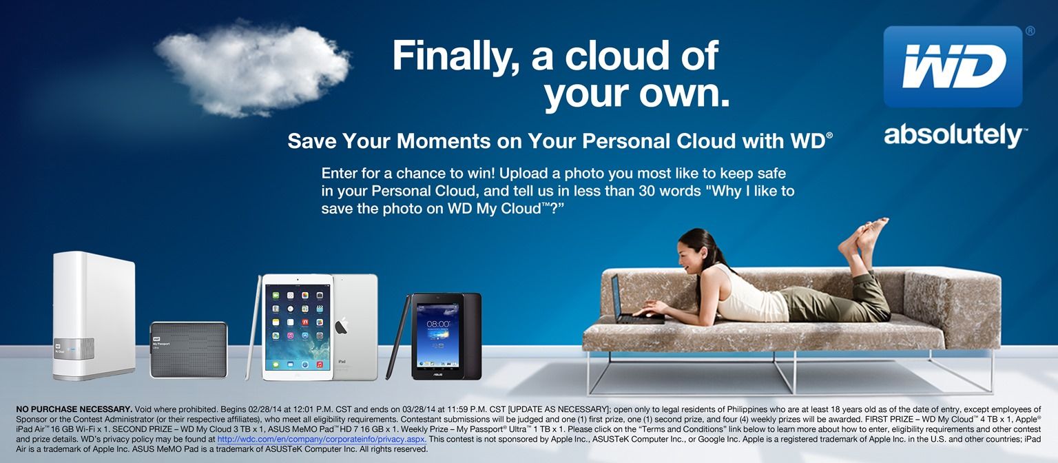 WD Philippines Launches Save Your Moments On You Personal Cloud With WD Photo Contest