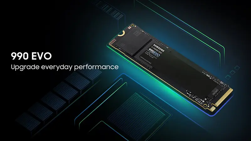 Samsung 990 EVO SSD Released: Elevating Performance for Everyday Gaming, Business and Creative Workflows